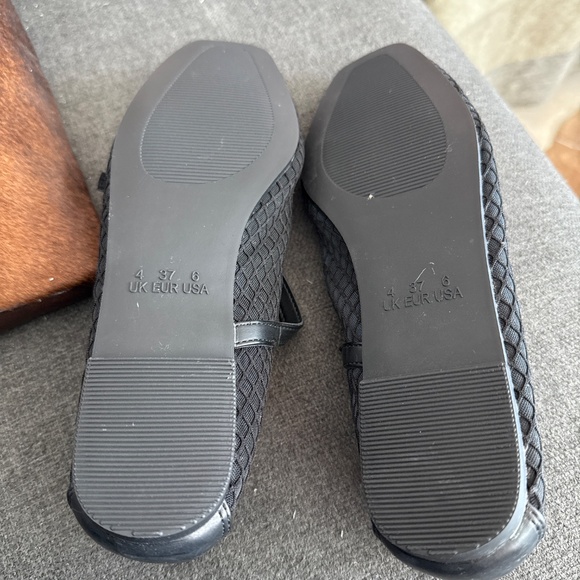 Mesh woven ballerina flats black size 37 - Picture 3 of 3
